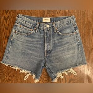 Agolde Blue Denim Women Shorts